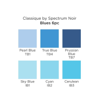 Spectrum Noir Classique Blues (6pcs) (SPECN-CS6-BLU)